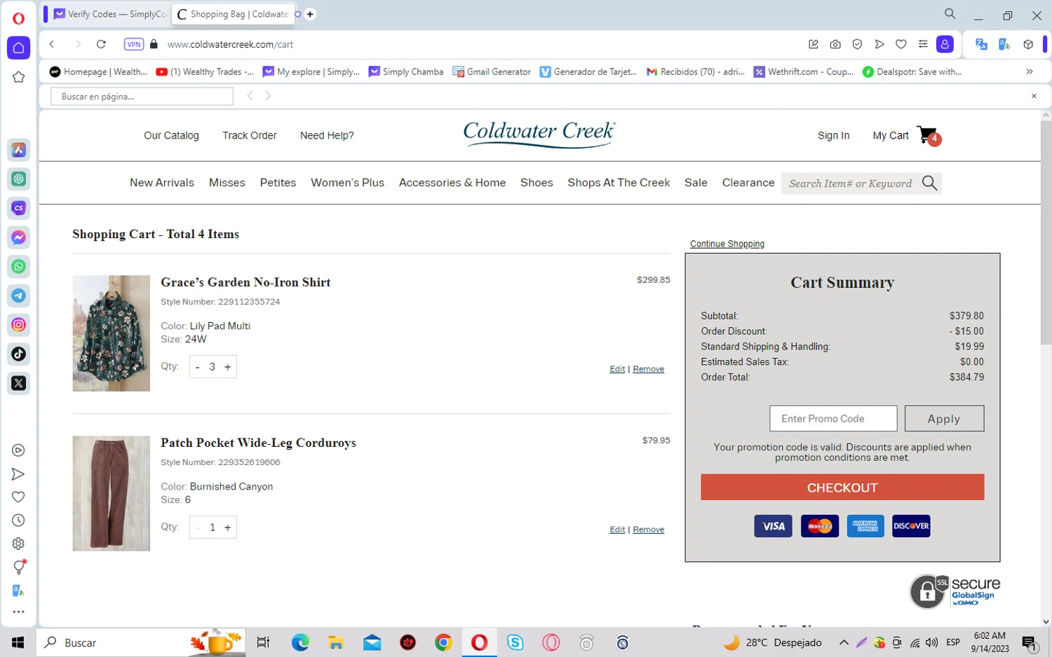 20 off Coldwater Creek Promo Codes September 2023 SimplyCodes