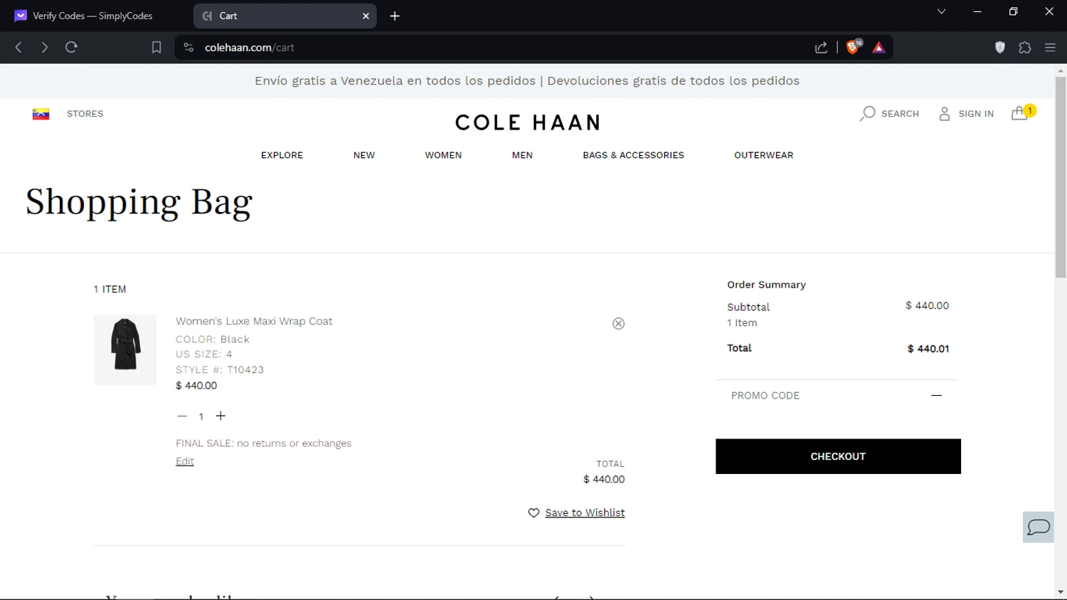 Cole Haan Promo Codes - 20% Off | September 2024