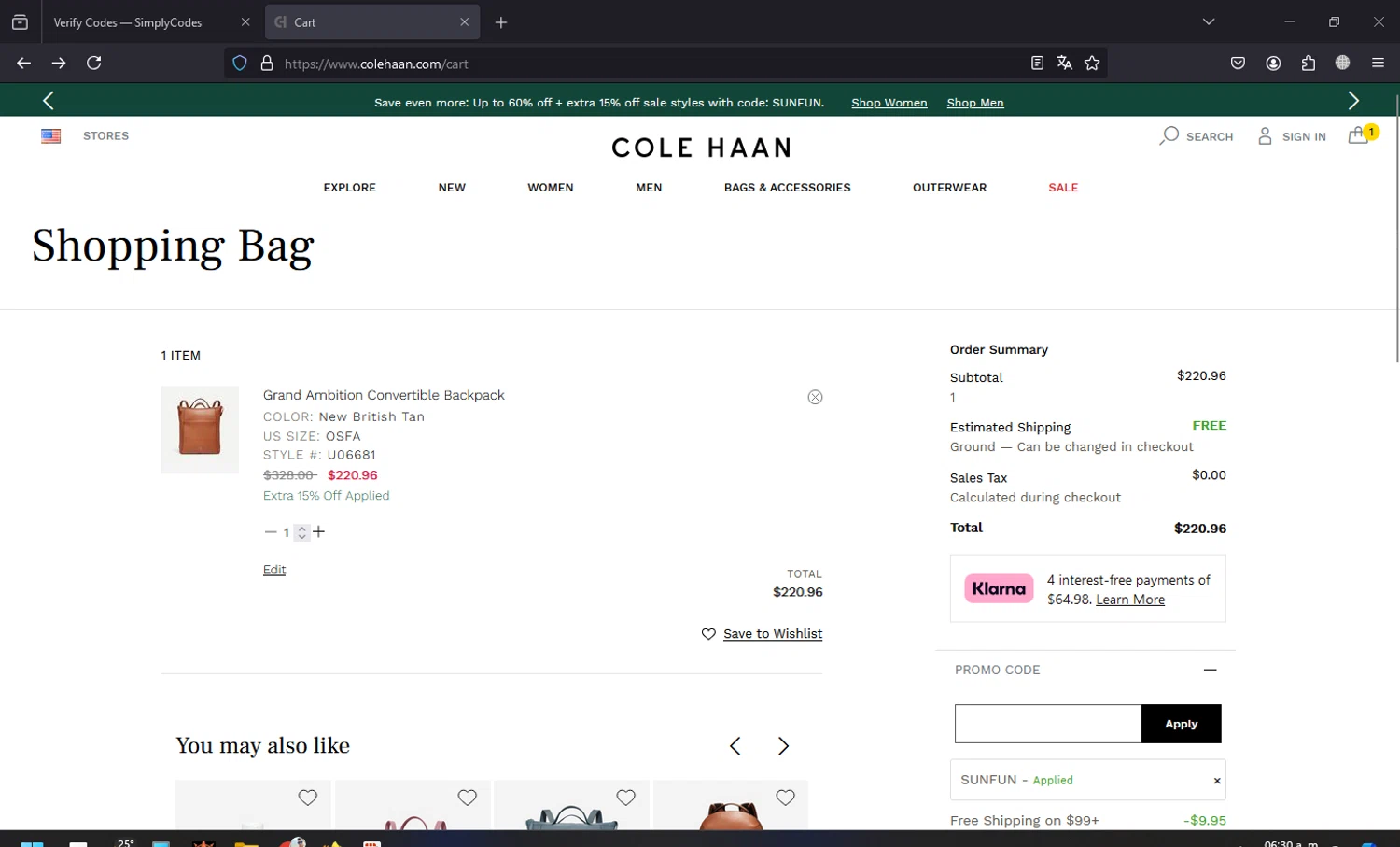Cole Haan Promo Codes – 25% Off | August 2024