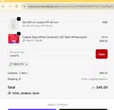 SMILE15 coupon verification screenshot
