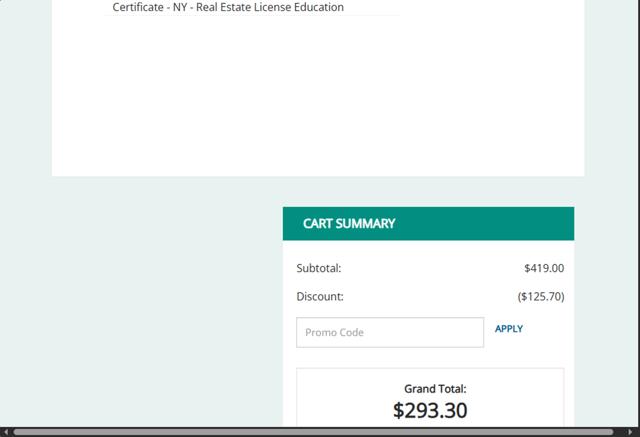 Colibri Real Estate checkout page showing Colibri Real Estate promo code box | Screenshot taken by SimplyCodes community member on Sep 11, 2025