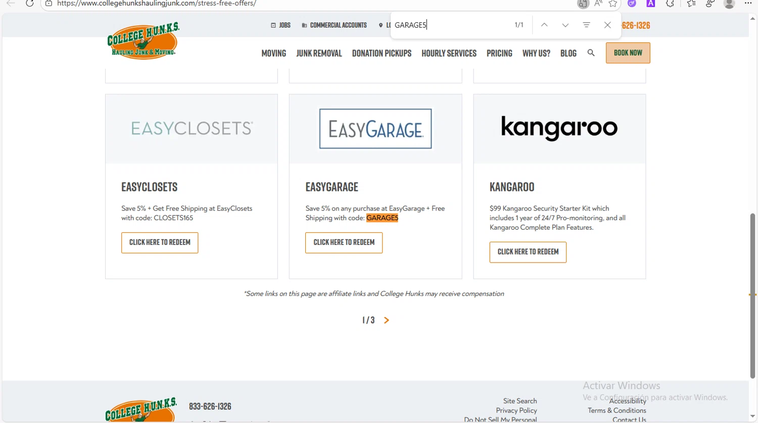 College HUNKS checkout page showing College HUNKS promo code box | Screenshot taken by SimplyCodes community member on Jan 22, 2026