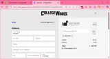 CollegeWares coupon verification screenshot