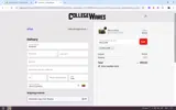 CollegeWares coupon verification screenshot