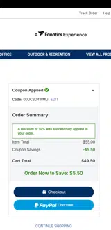 00DC3D4WMU coupon verification screenshot
