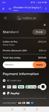 SPRING20 coupon verification screenshot
