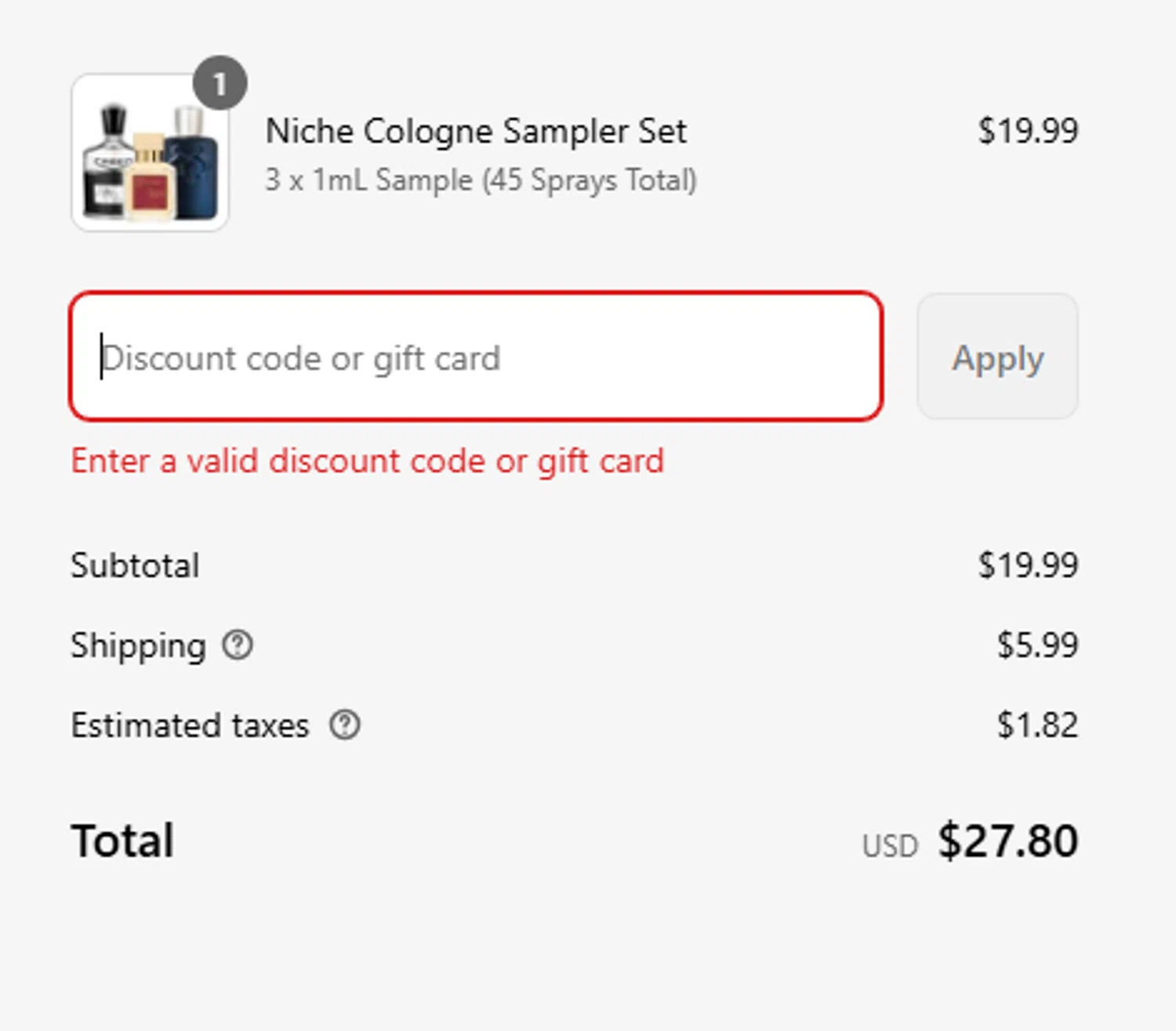 colognecurators discount code screenshot showing code FALL10 applied at colognecurators checkout page. Uploaded by SimplyCodes community member MARIO12 on Sep 13, 2025