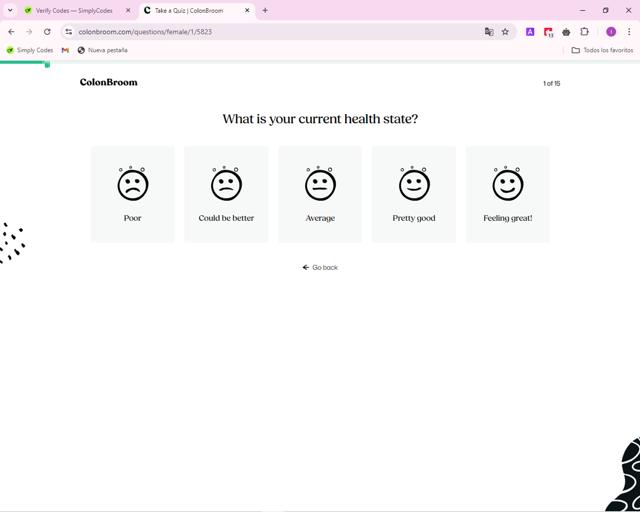 ColonBroom checkout page showing ColonBroom discount code box | Screenshot taken by SimplyCodes community member on Sep 15, 2024
