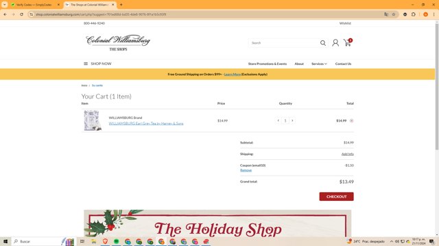 Colonial Williamsburg Promo Code (4 Verified) - 10% Off Feb 2025