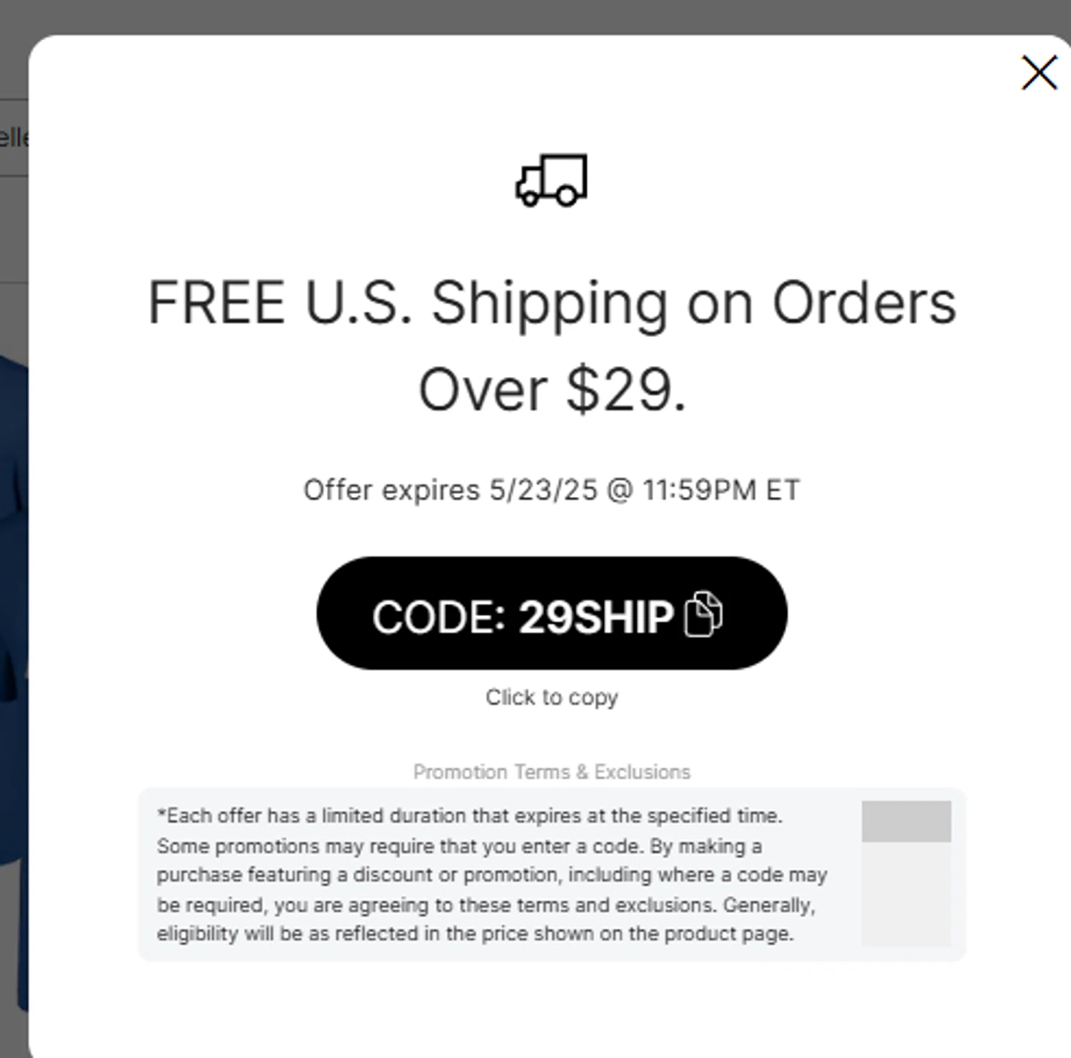 Colorado Avalanche promo code screenshot showing code 29SHIP applied at Colorado Avalanche checkout page. Uploaded by SimplyCodes community member Aressss on May 21, 2025