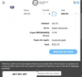 Colorado Cures CBD coupon verification screenshot