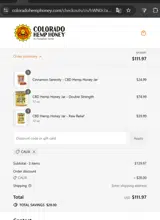 CALIX coupon verification screenshot