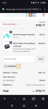 Colorado N5X coupon verification screenshot