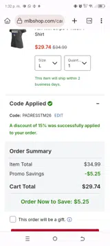 Colorado Rockies coupon verification screenshot