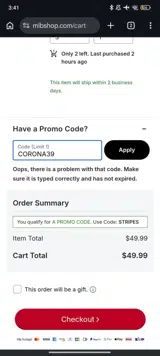 Colorado Rockies coupon verification screenshot