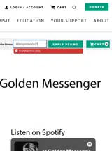 HissSymphony25 coupon verification screenshot