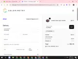 Colorimetry coupon verification screenshot