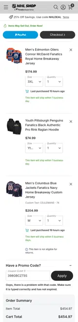 398GBCZ73S coupon verification screenshot