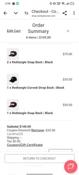 Lbrdhat25 coupon verification screenshot