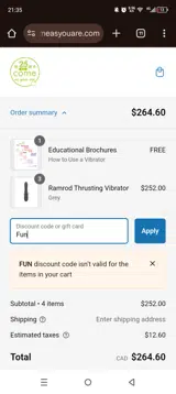 Come As You Are coupon verification screenshot