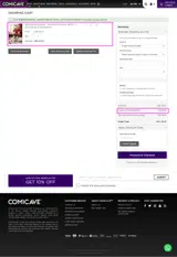 COMICAVE coupon verification screenshot