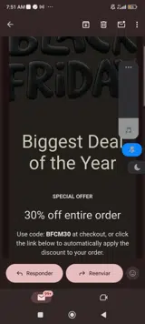 BFCM30 coupon verification screenshot