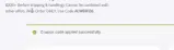 Common Sense Dental coupon verification screenshot