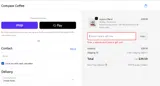 FALL50 coupon verification screenshot