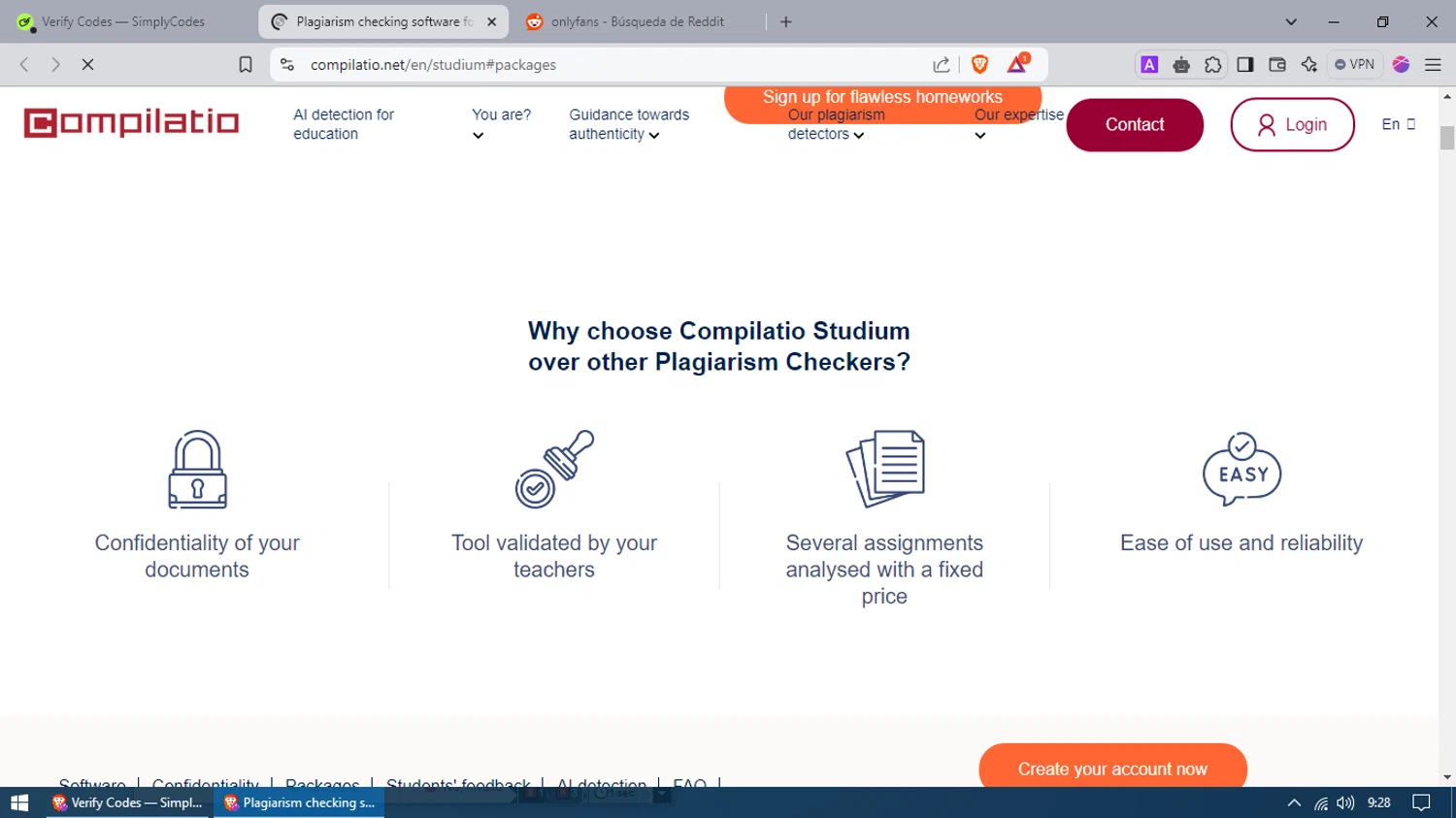 Compilatio checkout page showing Compilatio promo code box | Screenshot taken by SimplyCodes community member on Sep 14, 2024