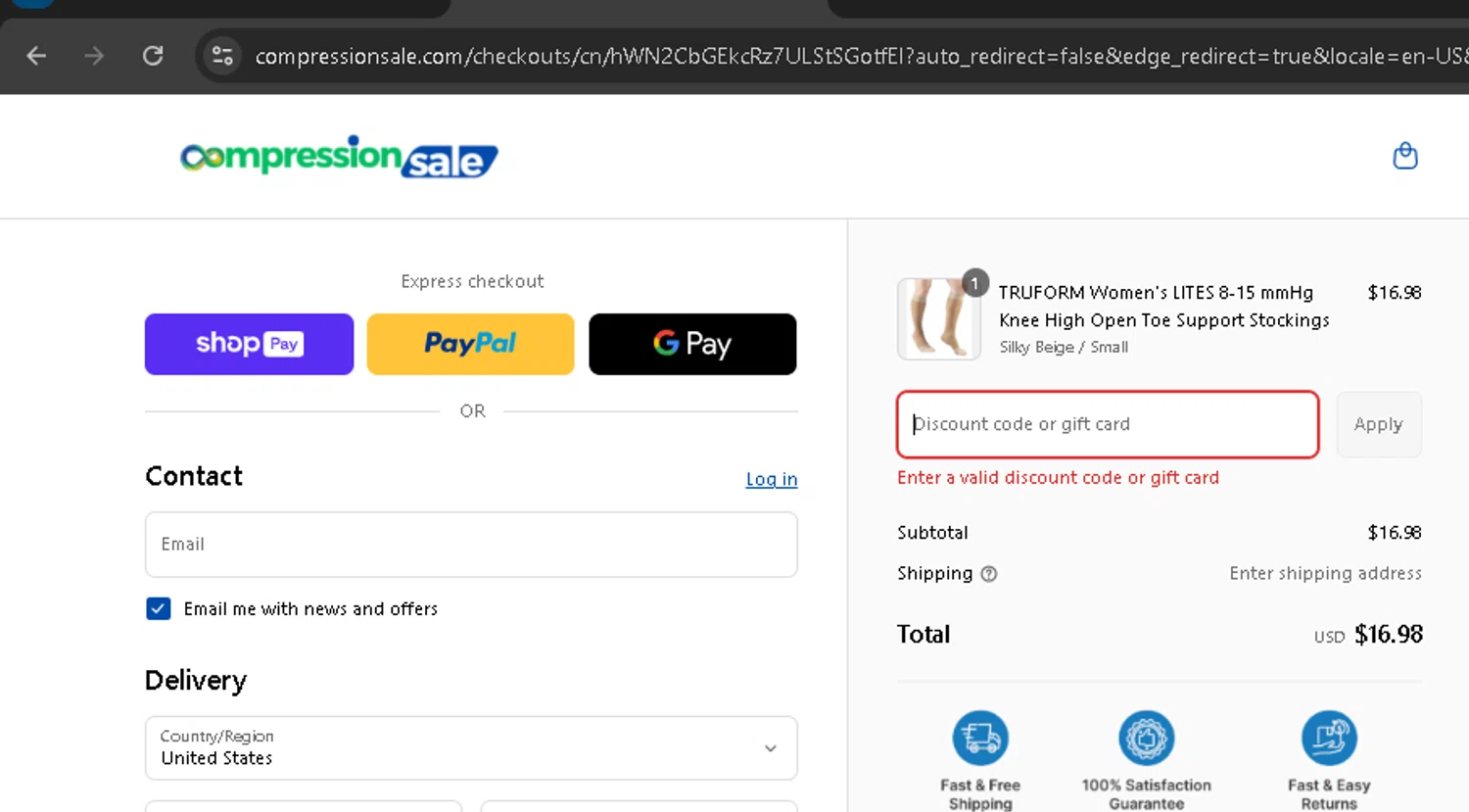 CompressionSale.com promo code screenshot showing code WTBH9X9D applied at CompressionSale.com checkout page. Uploaded by SimplyCodes community member BonusPro7395 on Aug 25, 2025