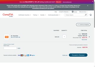 CompTIA Promo Codes (2 Verified) - 10% Off w/Code Apr 2025