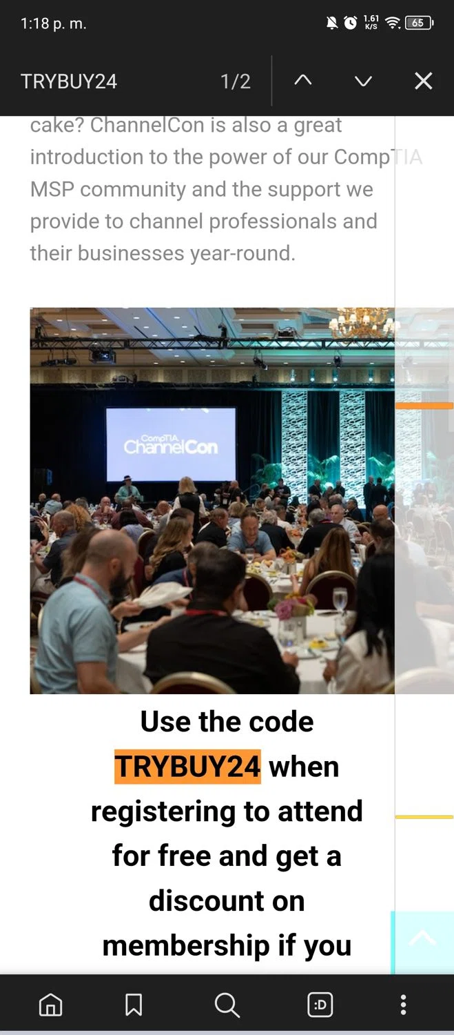 where to use CompTIA promo code box