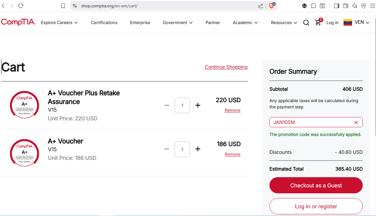 CompTIA Promo Codes - 10% Off (4 Verified) Feb 2026