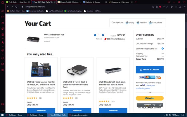 MacSales.com checkout page showing MacSales.com promo code box | Screenshot taken by SimplyCodes community member on Dec 24, 2024