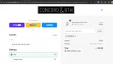 Concord & 9th coupon verification screenshot
