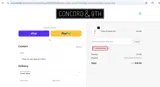 Concord & 9th coupon verification screenshot
