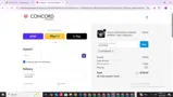 CONCORD AEROSPACE coupon verification screenshot