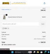 josh coupon verification screenshot