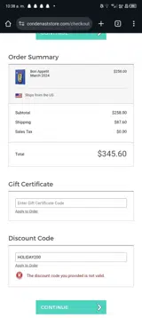 HOLIDAY200 coupon verification screenshot