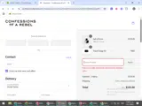 CATHERINE coupon verification screenshot