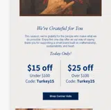 turkey25 coupon verification screenshot
