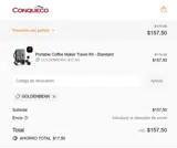 GoldenBean coupon verification screenshot