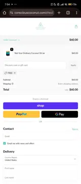 FREE coupon verification screenshot