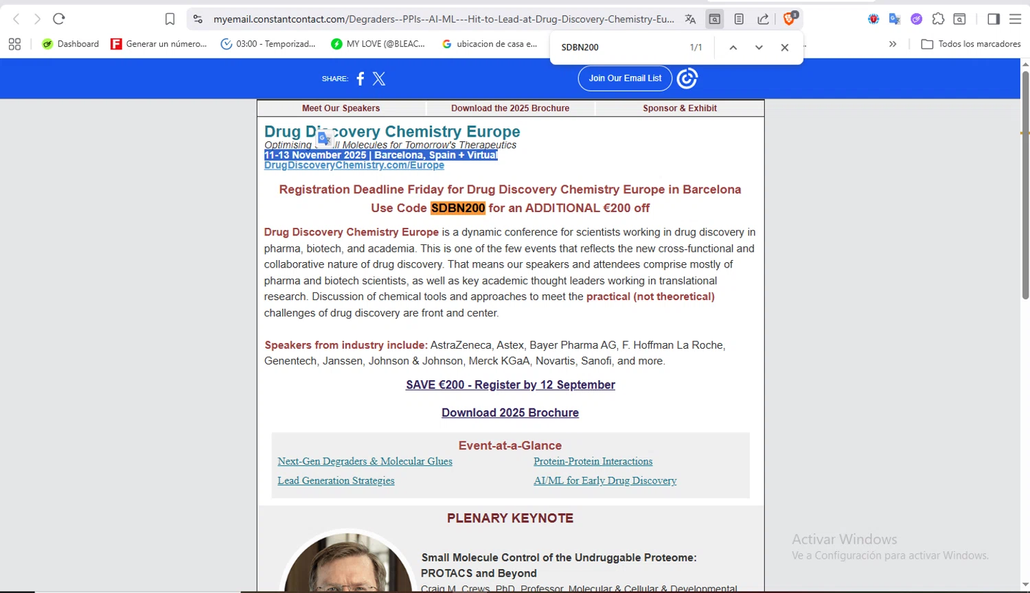 Constant Contact promo code screenshot showing code SDBN200 applied at Constant Contact checkout page. Uploaded by SimplyCodes community member VoucherFalcon3942 on Jan 18, 2026
