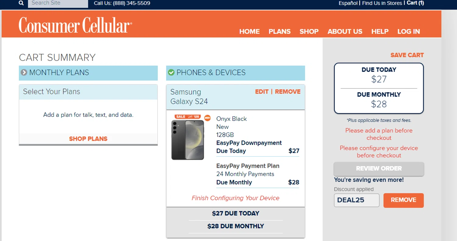 Consumer Cellular Promo Codes 25 Off Coupon Codes in August 2024