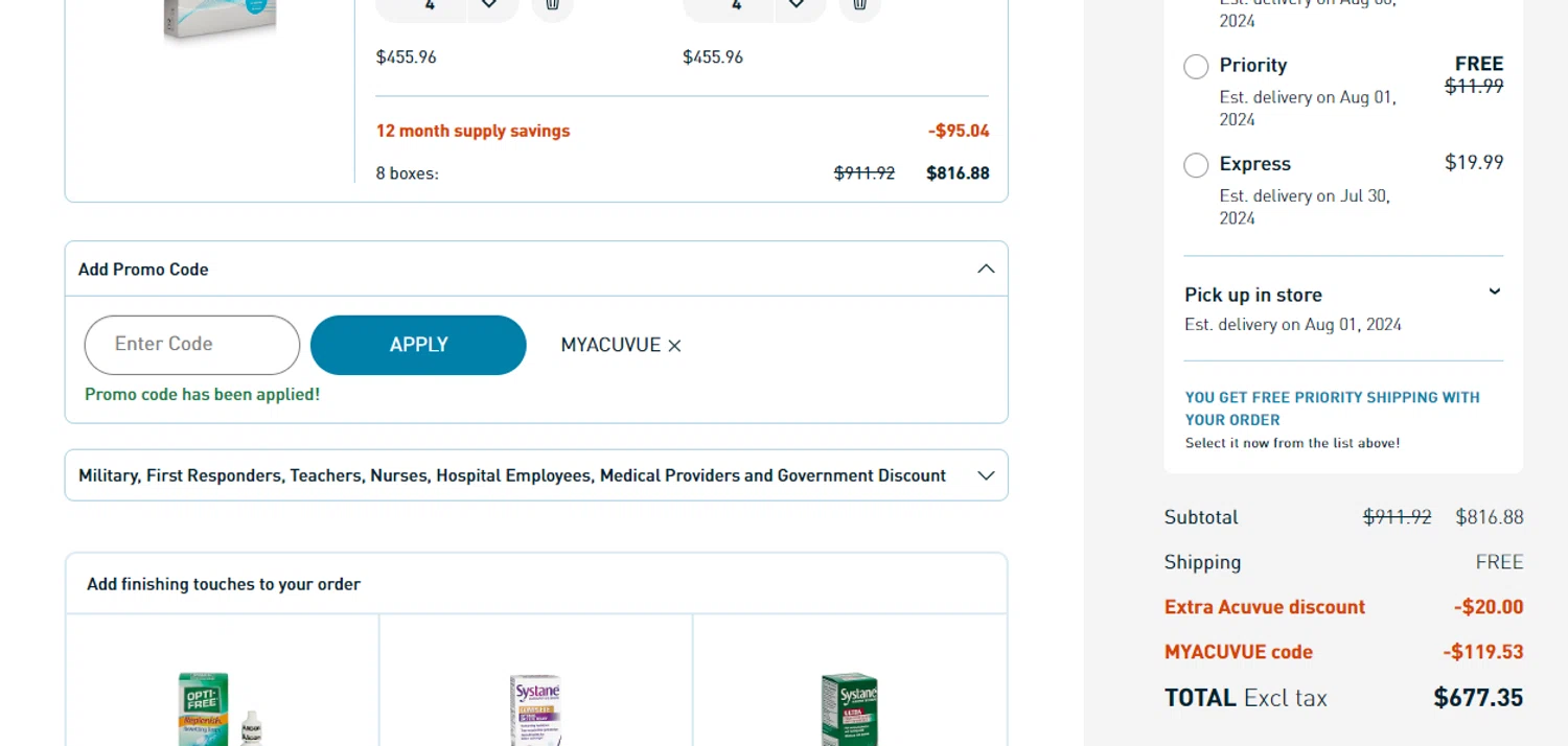 ContactsDirect Promo Codes 20 Off September 2024