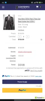SUMMER20 coupon verification screenshot
