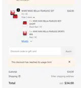 BINM45993 coupon verification screenshot