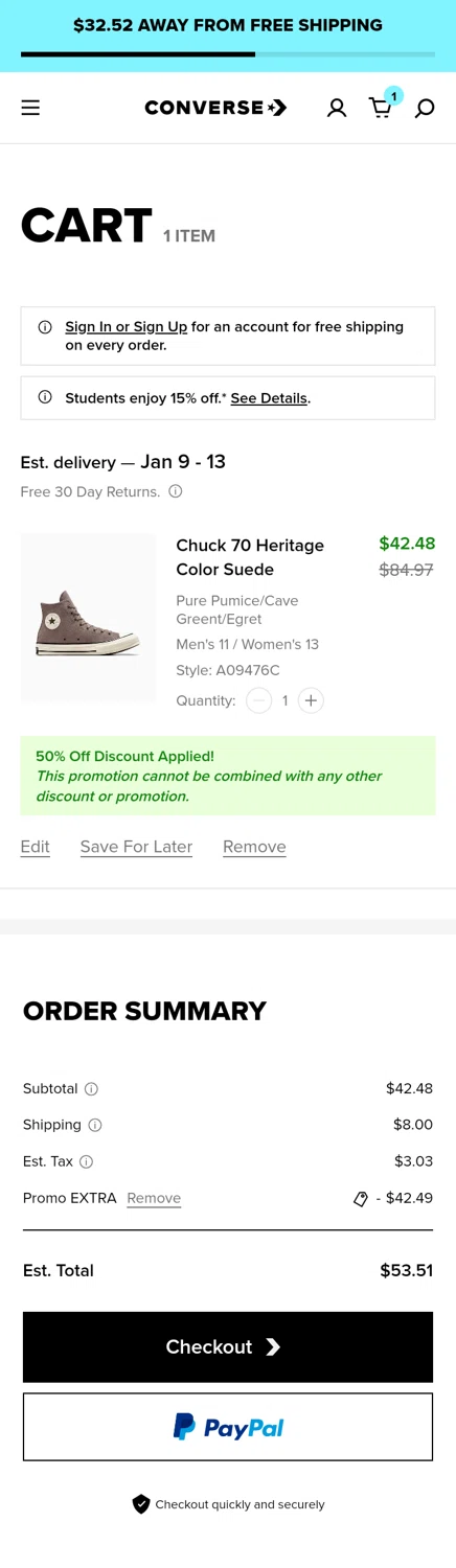 Converse promo code 2015 discount