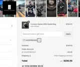 VALENTINESDAY coupon verification screenshot
